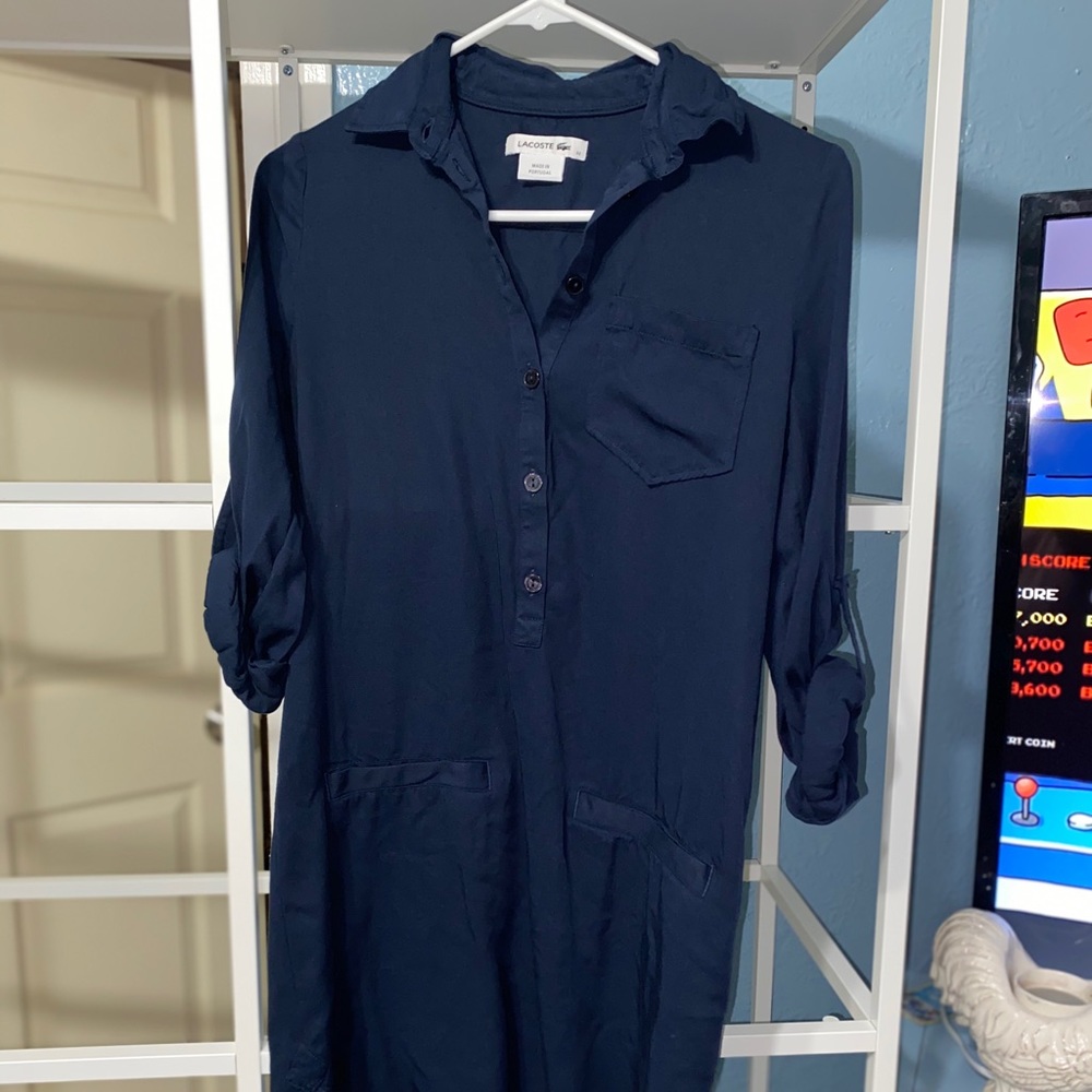 Lacoste blue dress